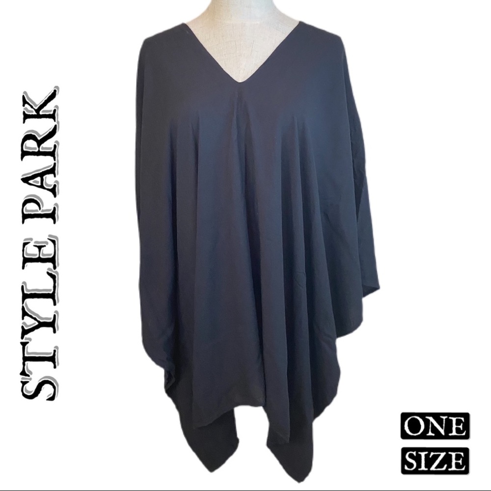 Style Park 1 Bali Pancho Oversized Top One Size